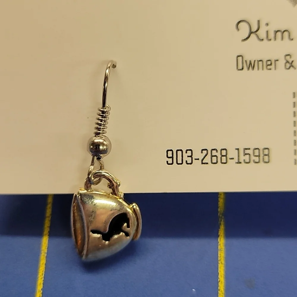 Alice in Wonderland Silver Tea Cups 1/2